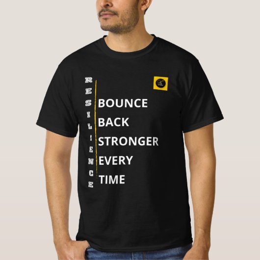 Heren T-shirt - Weerstandsvermogen Vibe (Voorkant)
