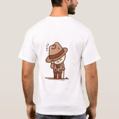 Heren T-shirt zomer vakantie (Achterkant)