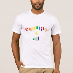 Heren T-Shirts - Gelijkheid voor Iedereen