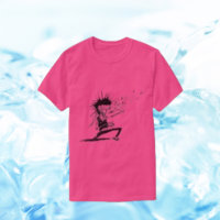 Heren T-shirts Zombie Undead Monster Pop Art Pink