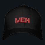 Heren Text Flexfir Wol Handsome Cool-Hat Mannelijk Geborduurde Pet<br><div class="desc">De zwarte Flexfit-cap met de opdruk “MEN” levert een gewaagde en moderne look voor de dagelijkse mode. Ontworpen in maat L/XL, biedt deze strakke hoed comfortabel dragen met een schone gestructureerde stijl. De klassieke zwarte kleur past perfect bij jeans, hoodies, jassen en sportieve outfits. De eenvoudige MEN-typografie creëert een zelfverzekerde...</div>