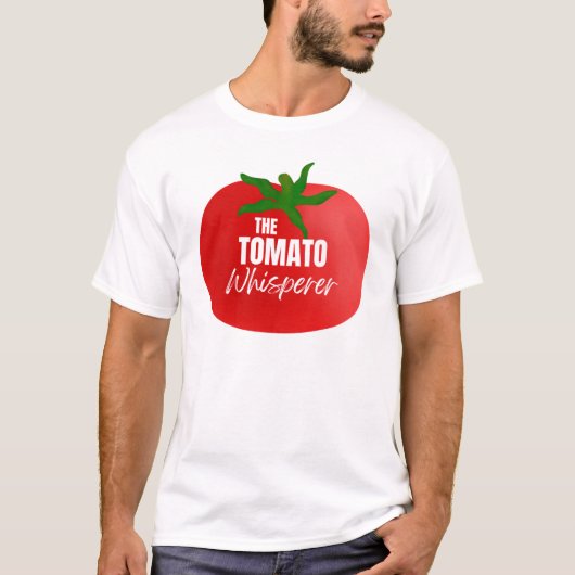 Heren Tomato Whisperer Tuin T-Shirt (Voorkant)