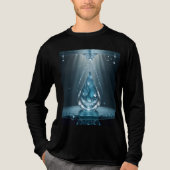 Heren Tri-Blend Basic T-shirt (Voorkant volledig)