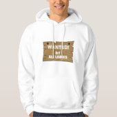 Heren trui met capuchon hoodie (Voorkant)