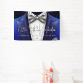 Heren Tuxedo Verjaardagsfeest Banner (Insitu)