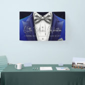 Heren Tuxedo Verjaardagsfeest Banner (Beurs)