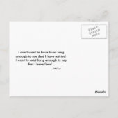 Heren uit het Collectie van de geschiedenis - Leve Briefkaart (Achterkant)