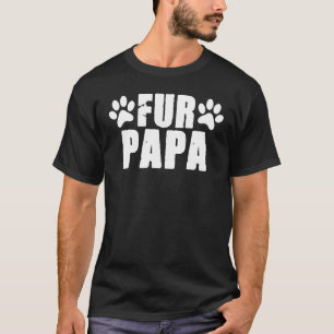 Heren Vaderdag Dier Voor Hond En Kat Vader Papa T-shirt