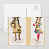 Heren van de koninklijke familie briefkaart (Voorkant / Achterkant)