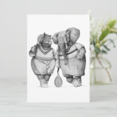 Heren van het Hof (B&W) Kaart (Staand voorkant)