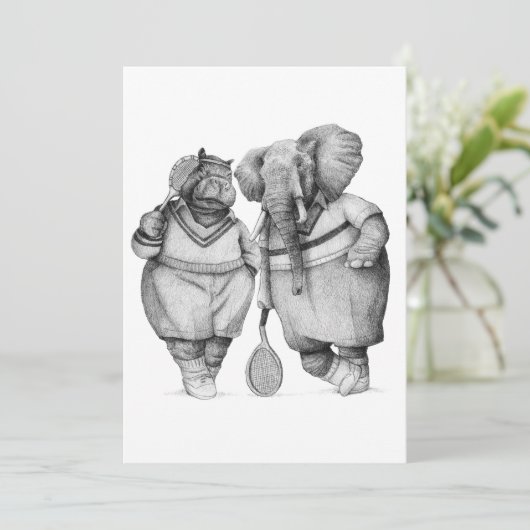 Heren van het Hof (B&W) Kaart (Staand voorkant)