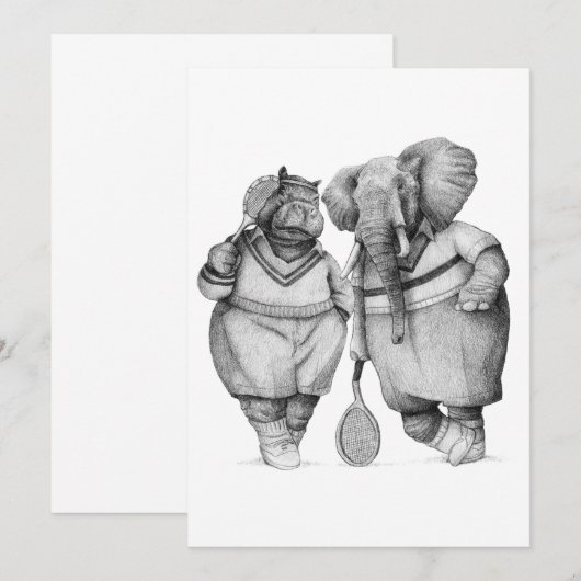 Heren van het Hof (B&W) Kaart (Voorkant / Achterkant)