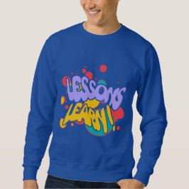 HEREN VERFSPATTERS LESSEN LEREN SWEATSHIRT