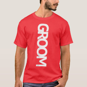 Heren verlovings-T-shirt voor vrijgezellenfeest T-shirt