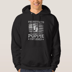 Heren Vintage Amerikaanse Vlag Nieuwe Vader Geprom Hoodie