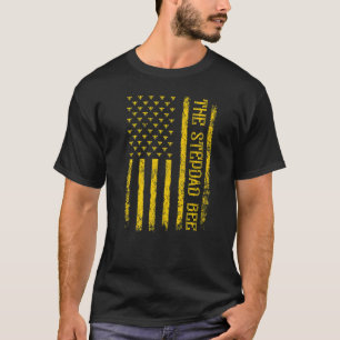 Heren Vintage Bij Amerikaanse Vlag De Stiefvader B T-shirt
