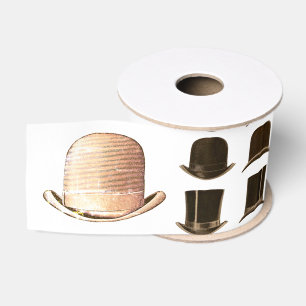 Heren Vintage Hoeden Patroon Grosgrain Lint