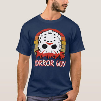 Heren Vintage Horror Guy Retro Horror Film Cadeaus T-shirt