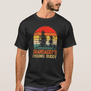 Heren Vintage Jongens Grandaddy's Fishing Buddy Vi T-shirt