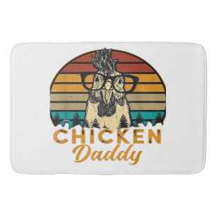 Heren Vintage Kip Daddy Kip Vader Boerderij Badmat
