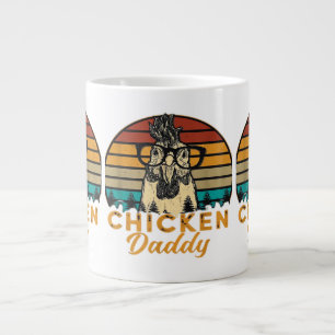 Heren Vintage Kip Daddy Kip Vader Boerderij Grote Koffiekop