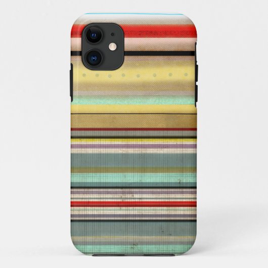 Heren Vintage Kleuren Case-Mate iPhone Case (Achterkant)