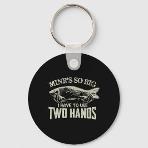 Heren Vintage Mijnen Zo Groot Dat Ik Twee Handen M Sleutelhanger
