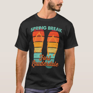 Heren Vintage Spring Break Retro Lauderdale Vakant T-shirt