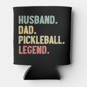 Heren Vintage T-shirt Echtgenoot Vader Pickleball Blikjeskoeler