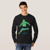 Heren Voetbalspeler T-shirt (Voorkant volledig)
