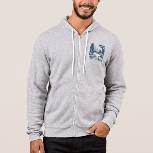 Heren volwassenen ritssluiting Hoodie (Voorkant)