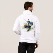 Heren volwassenen ritssluiting Hoodie (Achterkant volledig)