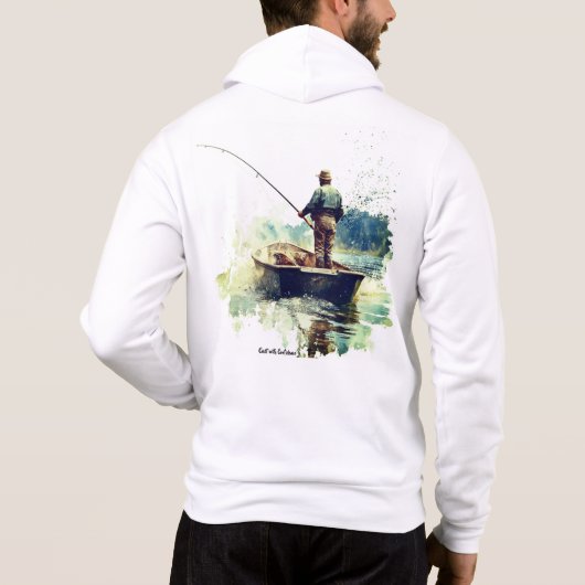 Heren volwassenen ritssluiting Hoodie (Achterkant)