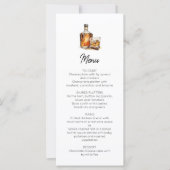 Heren Whiskey & Sigaar Menu (Voorkant)