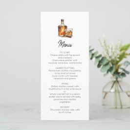 Heren Whiskey & Sigaar Menu