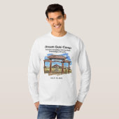 Heren wit lang gesleeved t-shirt (Voorkant volledig)