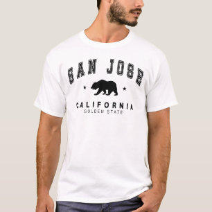 Heren Wit San Jose - Grizzly Beer Design T-shirt