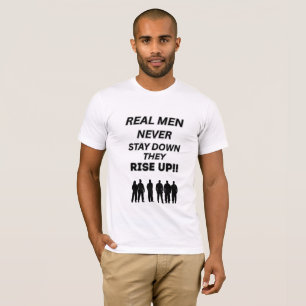 HEREN WITTE MOTIVERENDE GRAFIEK, ECHTE MANNEN T-SHIRT