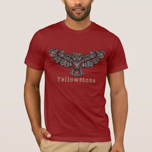 Heren Yellowstone T-Shirt (Voorkant)
