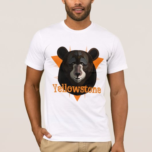 Heren Yellowstone T-Shirt (Voorkant)