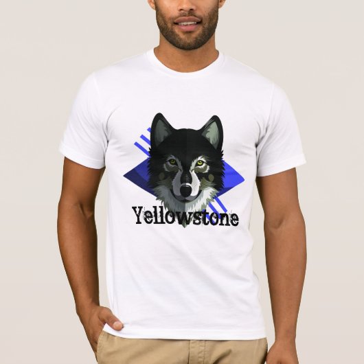 Heren Yellowstone T-shirt (Voorkant)