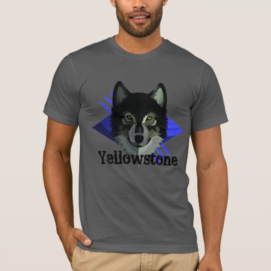 Heren Yellowstone T-Shirt (Voorkant)