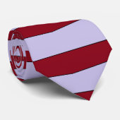 Heren zebra stropdas (Opgerold)
