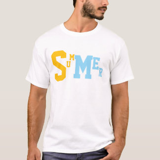 Heren Zomer Vibes Grafische T-shirt Minimalistisch