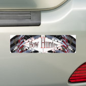 herenboogjager bumpersticker (Op auto)