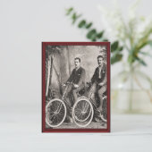 herenfietsen briefkaart (Staand voorkant)