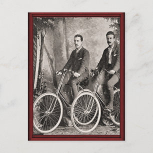 herenfietsen briefkaart