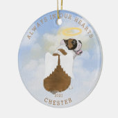 herengel honden vleugels foto keramisch sierbloem keramisch ornament (Links)