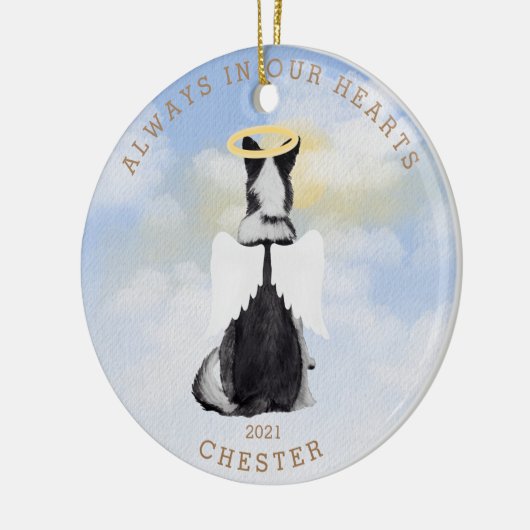 herengel honden vleugels foto keramisch sierbloem keramisch ornament (Links)