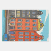 Herengracht Canal Amsterdam Nederland Inpakpapier Vel (Voorkant 3)